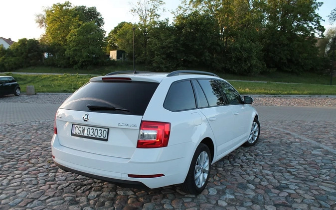 Skoda Octavia cena 73900 przebieg: 79400, rok produkcji 2019 z Świecie małe 301